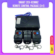 Autogate, Alarm, Door Access Remote Control Package Set 2CH 433mhz (DIP SWITCH)