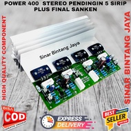 Kit Power Amplifier Stereo 2 x 400 Watt Sanken