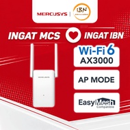 Mercusys ME80X Wi-Fi 6 AX3000 Range Extender | Easy Mesh & WPS Setup (Powered by TP-Link) @ IBN