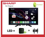 SHARP 24 INCH TV LED SMART ANDROID BOX ANDROID 11 DVBT2