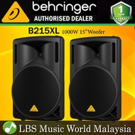 Behringer B-215XL 1000W 2 Way  Passive Speaker With 15" Woofer Pair (B215XL B215 B-215 XL)