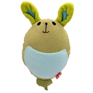 (D) AMY N CAROL Suede Toy - Rabbit (Green) (11x10x4cm)