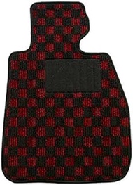 ZERO Floor Mats for Toyota Cresta 4WD H8/9-H13/6 Series 100 Series Euro Check Red with Heel Pad