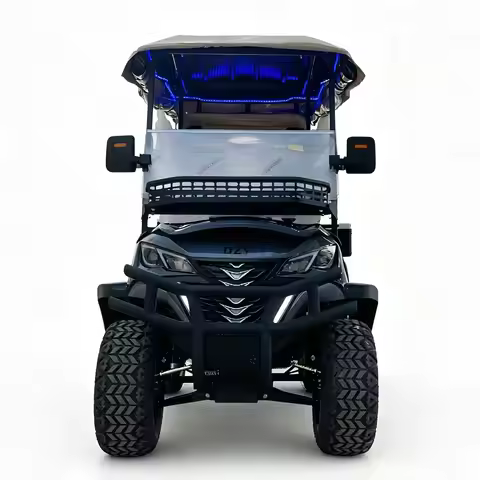 Brand New 2026 Powerful 4 Wheel Golf Buggy Cart Chinese 2 4 6 Seater High Quality Electric Golf Cart