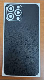 Black Leather Skin For The iPhone 13 Pro Max