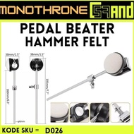 Ready || Pedal Beater Drum Hammer Head Pedal Beater Felt Bass Drum