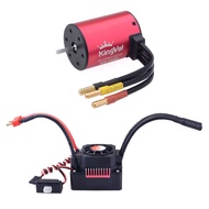 Replacement 3650 4500KV Waterproof Brushless Motor Shaft 3.175mm with 60A Brushless ESC Compatible w