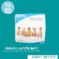 Anakku White Napkin (10 Pcs) Lampin Baby Lampin Bayi Lampin Kain