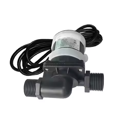 JT-750D DC 12V Water Pump Brushless Motor Pump 1/2'' 5/8'' Thread Max 7M 900L/H Ultra-quiet Car Wash