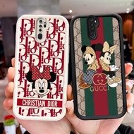 Shockproof Casing for OPPO A9 A5 F11 Reno 8T 2Z 2F Pro WF27 Mikey Mouse Luxury