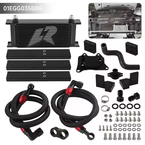 10AN 16 Row Oil Cooler Upgrade Kit for EA888 Gen 3 - VW Golf VII 2.0L TSI 2012-2019 & Tiguan II 2016