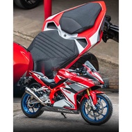 REPLIKA Luimoto Replica Leather Seat Cover for Honda CBR 250 RR Set PNP