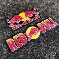 สติ๊กเกอร์ กระทิงแดง สติกเกอร์ 2ชิ้น Red Logo 3D ปั๊มนูน แต่งรถ Sponsor รถแข่ง JDM Sticker ติดรถ รถมอเตอร์ไซค์ รถยนต์ Honda Yamaha Suzuki Kawasaki Ducati Motorcycle Car Racing