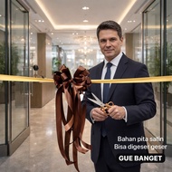 Satin Inauguration Ribbon " Before After"