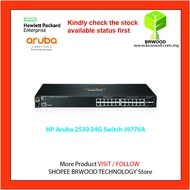 HP ARUBA J9776A: ARUBA 2530 24G 24 PORT 10/100/1000MBPS C/W 4XSFP SWITCH
