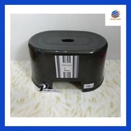 Timt* Kursi Bangku Jongkok Hitam Serbaguna Kursi Belajar Anak Bangku Kamar Mandi Wc Toilet Dapur Ter
