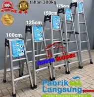 GRAND - Tangga Lipat / Tangga Aluminium / tangga lipat Jumbo / 1 M / 1,25 M / 1,5 M / 1,75 M / 2 M