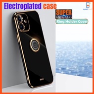 SAMSUNG S21 FE 5G S20 ULTRA PLUS S20 FE S10 PLUS electroplated ring bracket soft tpu protection phone case casing cover