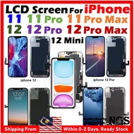 NGS OLED Full Set LCD Screen Compatible For iPhone 11 / 11 Pro / 11 Pro Max / Ip 12 / 12 Mini  / iPh