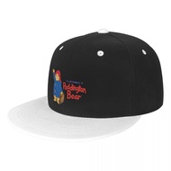 Paddington bear logo Hip-Hop Baseball Cap Printed Cap Sun Hat Board Cap Hip-Hop Hip-Hop Hat Flat Bri
