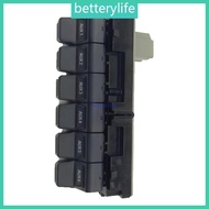 BTF Truck Auxiliary Switches Module With 6 Buttons For F250 F350 F450 F550 2022 Multiple Device Cont