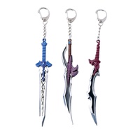 Anime Solo Leveling Keychain Knight Killer Fangs Metal Toy Sword Character Weapon Model Keychain Fan