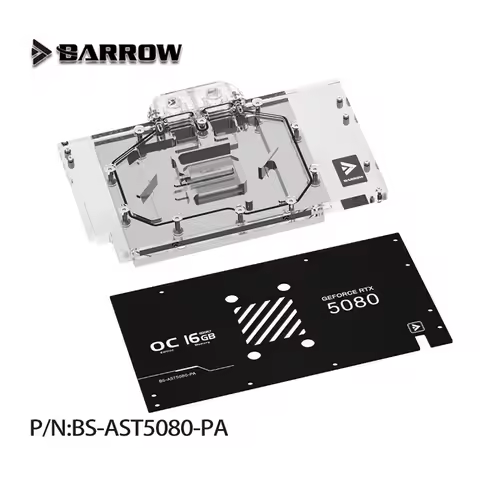 Barrow GPU Block for ASUS TUF RTX 5080 5070 Ti O16G GAMING Graphics Card Computer Water Cooling Radi
