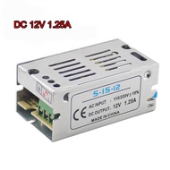 Power Supply DC 12V 1.25A Lighting Transformer Adapter CCTV Camera Converter for LED Strip Light Swi