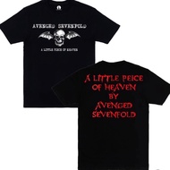 AVENGED SEVENFOLD - A LITTLE PIECE OF HEAVEN GEN Cotton Combad 20s Thick T-shirt A7X unisex distro c