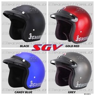 Motorcycle  ☝TOPI KELEDAR MOTOSIKAL SGV HELMET MOTOR SGV 99 OPEN FACE MOTORCYCLE HELMET SGV ORIGINAL✧