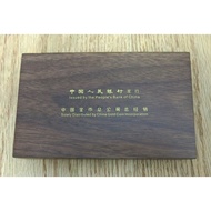 2 Holes 1 Ounce Silver Coin Wooden Outer Box.Can Hold Two Pieces 30g or 1 Ounce Silver Coins.Wooden 