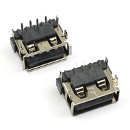 10pcs USB Connector 2.0 AF Female 4 Pin 4P Type A  Right Angle SMT SMD DIP 4 Legs Socket Jack Plug i