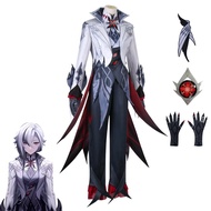 Genshin Impact Arlecchino The Knave Cosplay Costume Wig Uniform  Harbingers Arlecchino Outfit Hallow