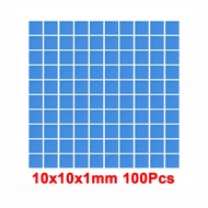 Thermal Pad Silicone Thermal Pad 10*Cm10cm*1mm Heatsink Silicone Thermalpad Untuk GPU Processor Vga