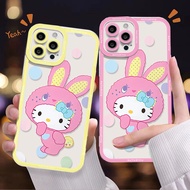 Transparent Tpu SILICONE Soft Case Hello Kitty2 For Vivo Y12 Y17S Y12S Y19S Y20 Y21 Y22 Y16 Y91C Y15