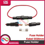 FUSE HOLDER CABLE 5X20MM FUSE HOUSING