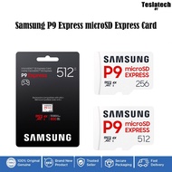 （ready stock）Samsung P9 Express microSD Express Card, 256GB/512GB microSDXC Memory Card, Up to 800 M