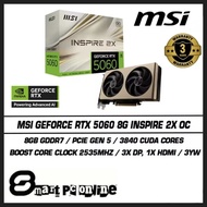 MSI GEFORCE RTX5060 8G INSPIRE 2X OC GRAPHIC CARD