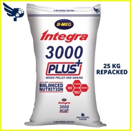 ✗ ✲ ❃ B-MEG Integra 3000 Plus Mixed Pellet and Grains 25KG - Chicken Feeds - BMEG - petpoultryph