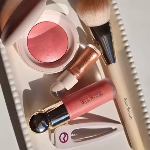 Rare Beauty Soft Pinch Liquid Blush Silky Smoothly Highlight Plump Makeup Hope Love Virtue Happy Won