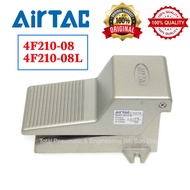 AirTAC 4F210-08 4F210-08L Pneumatic Foot Pedal Valve Foot Valve Mechanical Valve Air Control Valve