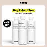 [Buy 2 Get 1 Free] andSons 3x Anti Hair Loss 5% Saw Palmetto Caffeine DHT Blocker Shampoo for Men (3