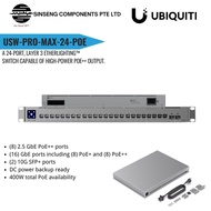 Ubiquiti Unifi Pro Max 24 PoE 24-Port POE++ Layer 3 Etherlighting Switch (USW-Pro-Max-24-PoE) - 1 Ye