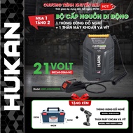 Bộ Cấp Nguồn Di Động ( Đeo vai ) Hukan HM21-G2-BCN50205 Tặng Thùng Và Khoan Pin Hukan Pin 50 Cell Du