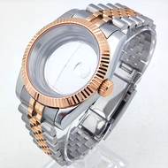 NH35 Case Sapphire Glass Waterproof Case 36mm/39mm Luxury Mens Watch Case Fits 28.5mm Dial Case NH35