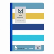 (combo 1/3/5 books) KLONG B5 spine-stitched Caro notebook 200 pages 70/76; MS: 991