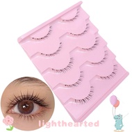 LIGHTHEARTED Under Eye Lashes, Natural Manga Bottom Lower Eyelashes, Handmade Soft Korean Makeup  Ba