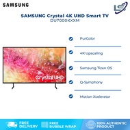 SAMSUNG 50"/55"/65"/75" Crystal 4K UHD Smart TV UA50/55/65/75DU7000KXXM | Motion Xcelerator | PurCol