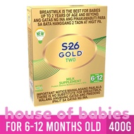 S-26 GOLD TWO 400g 6-12 Months Old Milk Supplement