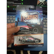 Hot wheels toyota ae-86 corolla neon speeders